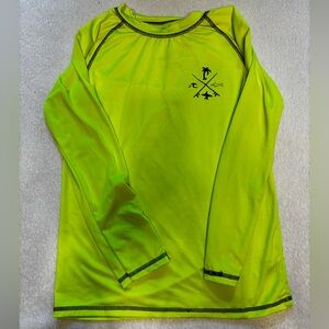 Bright Green Long Sleeve Shirt rash guard